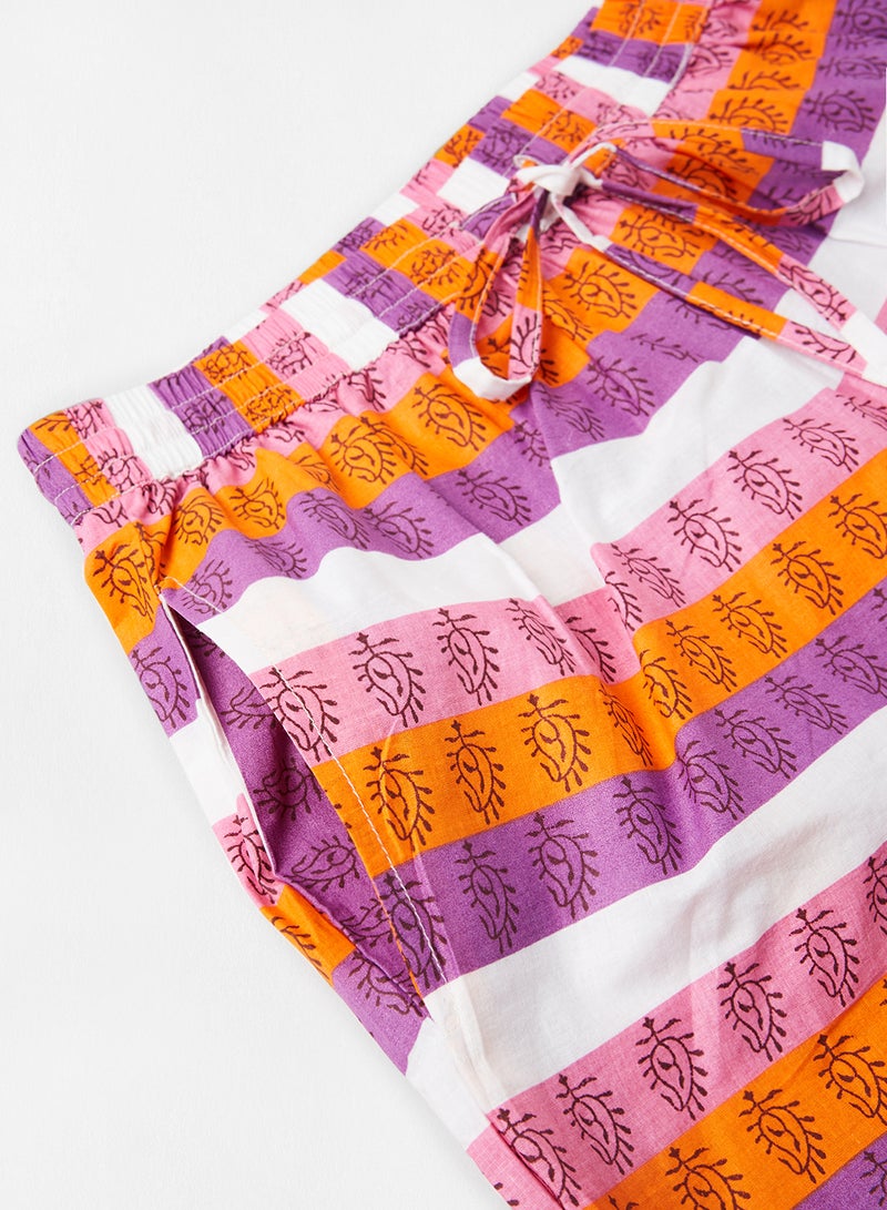 Aila 2 Pack Of Shorts With Scrunchie Multicolour - Image 3