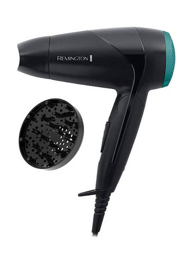 REMINGTON D1500 Travel Hair Dryer Turquoise Black 200meter 