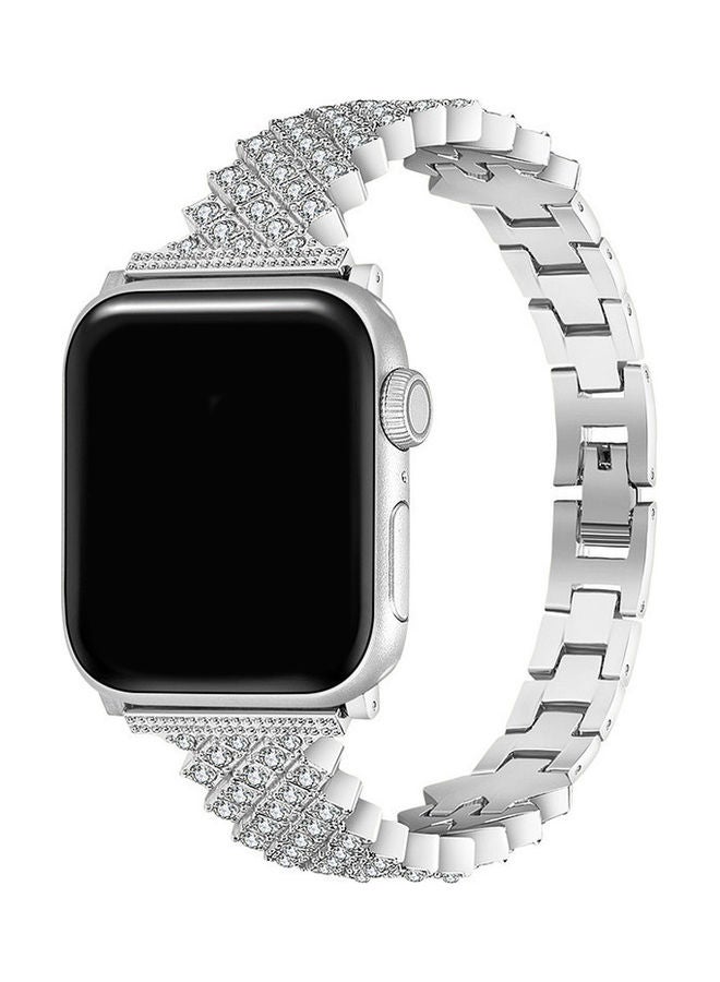 FITME Diamond Strap for Apple Watch 38/40/41 mm Silver - Image 1