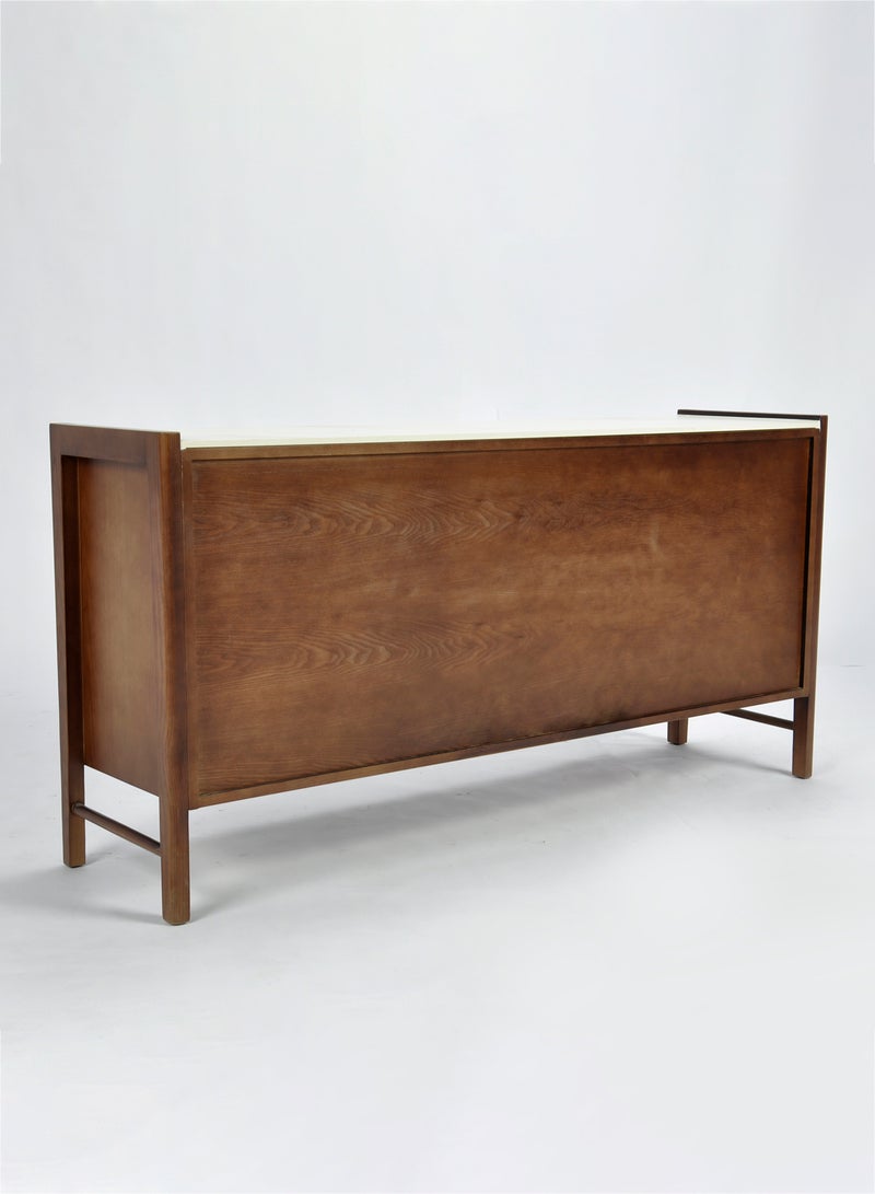 Switch - Bedroom Makeup Vanity - Dresser For Hairstyle Walnut 150*40*75cm - Image 1