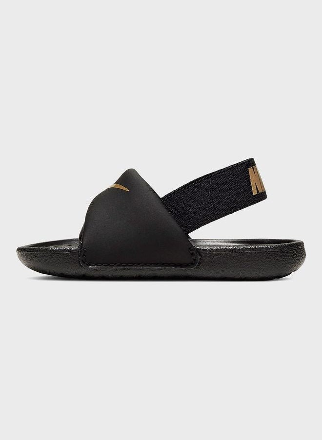 Nike Infant Kawa Slides Black-gold  - Image 2