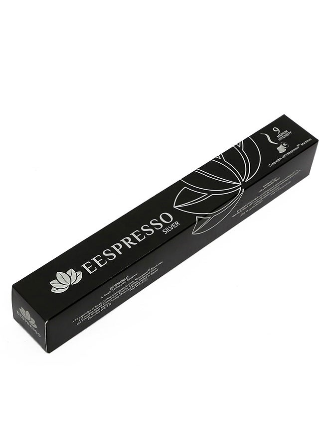 E ESPRESSO - Capsules Compatible With Nespresso Machines Intensity 9 Espresso 55grams Pack of 10 - Image 1