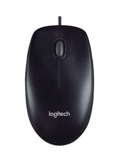 Logitech M90 Optical Wired Mouse Black  - Image 1