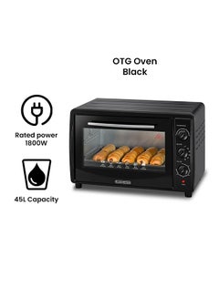 Electric Oven Multifunction With Double Glass And Rotisserie For Toasting/Baking/Broiling 45 L 1800 W TRO45RDG-B5 Black - v1645631467/N21719640A_2