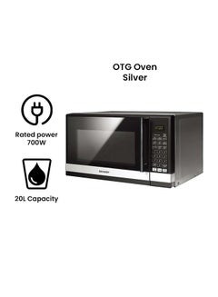 SHARP Powerful Microwave Oven 20 L 700 W R-20GHM-SL3 Silver  - Image 2