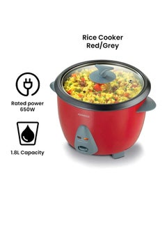 KENWOOD Electric Rice Cooker 1.8 L 650 W RCM44.000RD Red/Grey  - Image 2