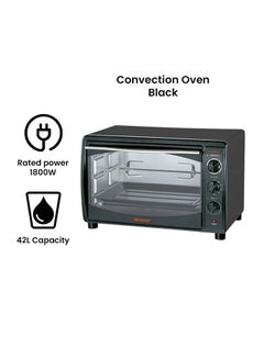 SHARP Electric Oven With Convection Fan 42 L 1800 W EO-42K-3 Black  - Image 2