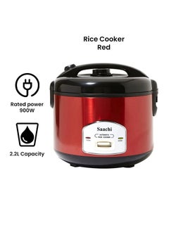 Saachi Rice Cooker 2.8 L 900 W NL-RC-5176-RD Red  - Image 2
