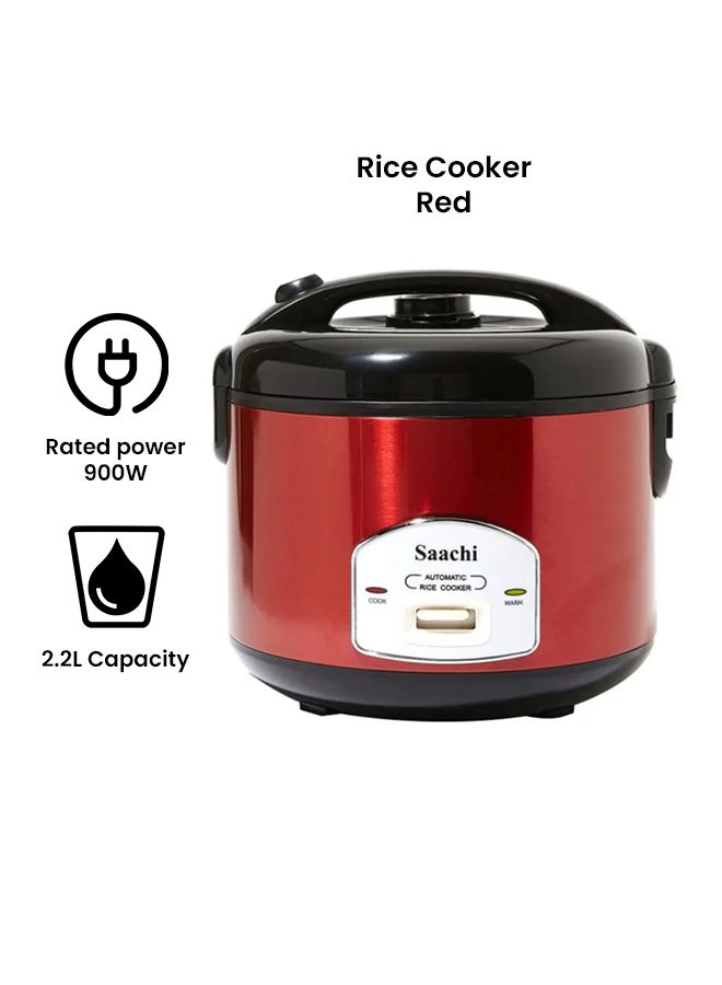 ساتشي وعاء لطهي الأرز 2.8 L 900 W NL-RC-5176-RD أحمر  - Image 2