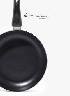 Amal 9-Piece 9 Piece Cookware Set - Aluminum Pots And Pans - Non-Stick Surface - Tempered Glass Lids - PFOA Free - Frying Pan, Casserole With Lid, Saucepan With Lid, Kitchen Tools - Green Green  - Image 3