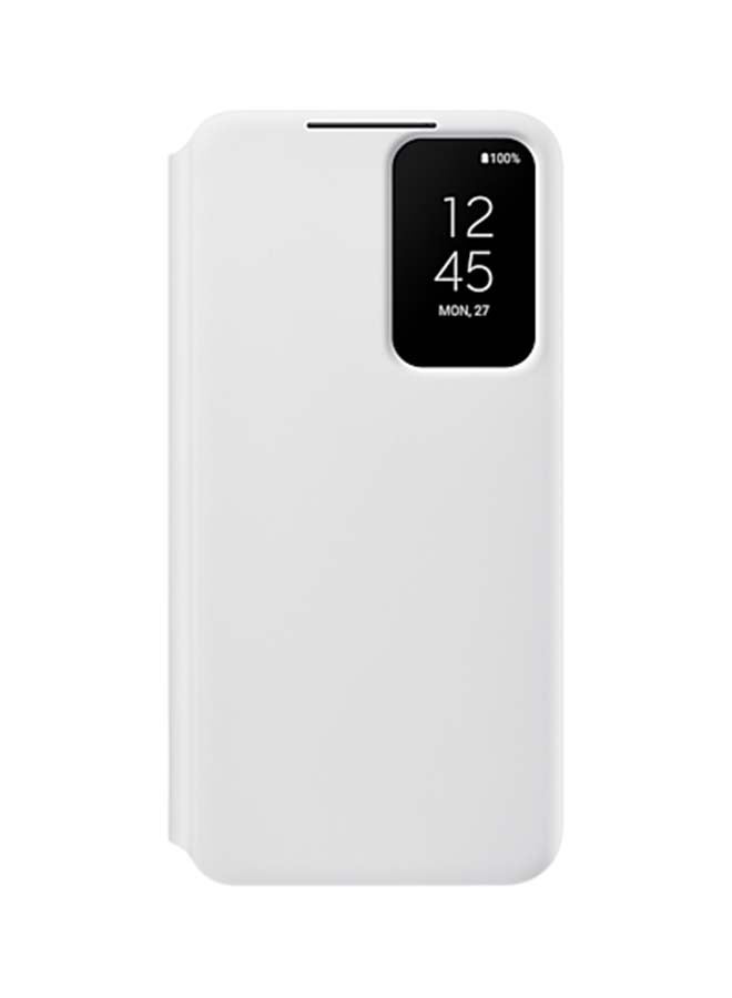 Samsung Galaxy S22 Plus Clear Cover with Stand White  - Image 1