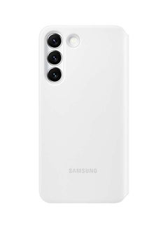 Samsung Galaxy S22 Plus Clear Cover with Stand White  - Image 2