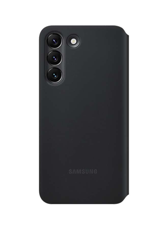 Samsung Galaxy S22 Plus Clear Cover with Stand Black  - Image 2