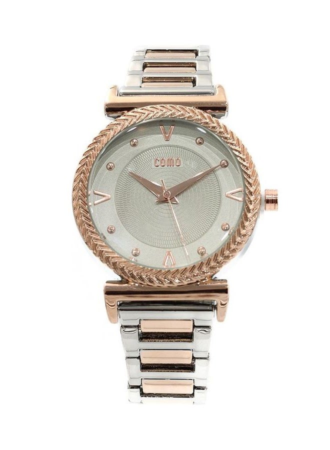Como Women's Stainless Steel Analog Watch 01-0003-04 - Image 1