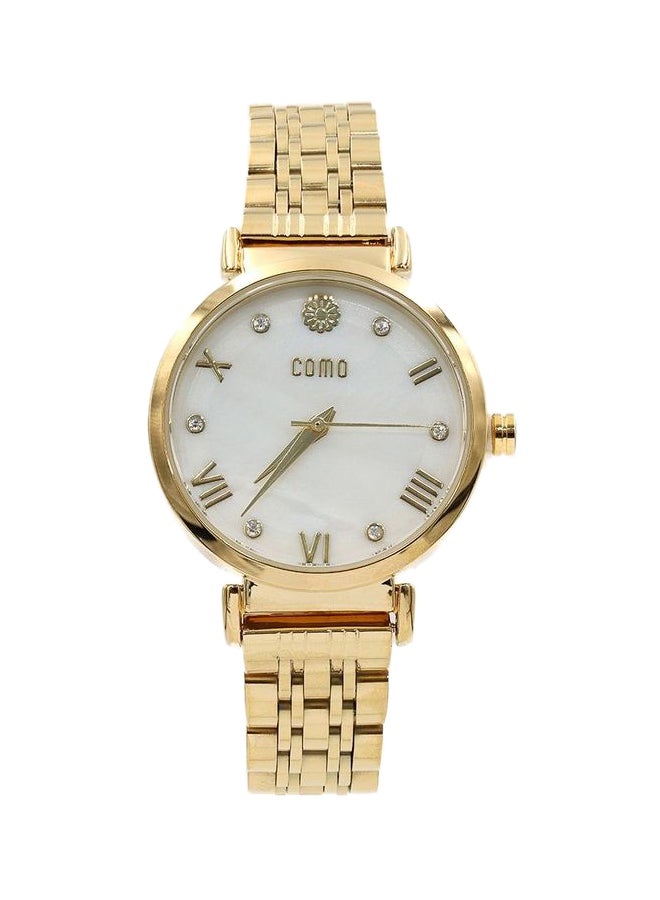 Como Women's Stainless Steel Analog Watch 01-0007-02 - Image 1