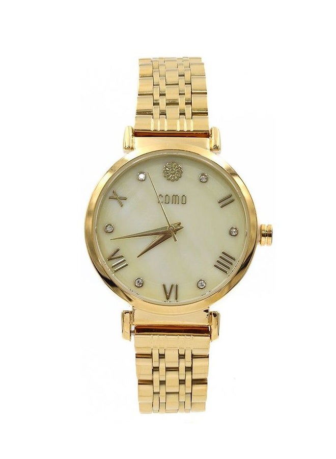 Como Women's Stainless Steel Analog Watch 01-0007-03 - Image 1