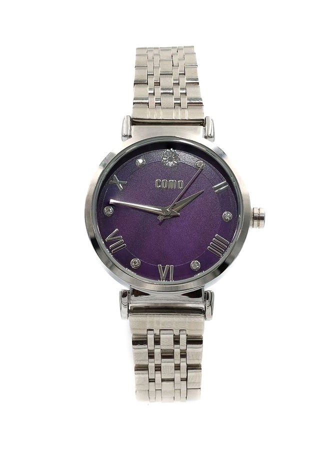 Como Women's Stainless Steel Analog Watch 01-0007-07 - Image 1