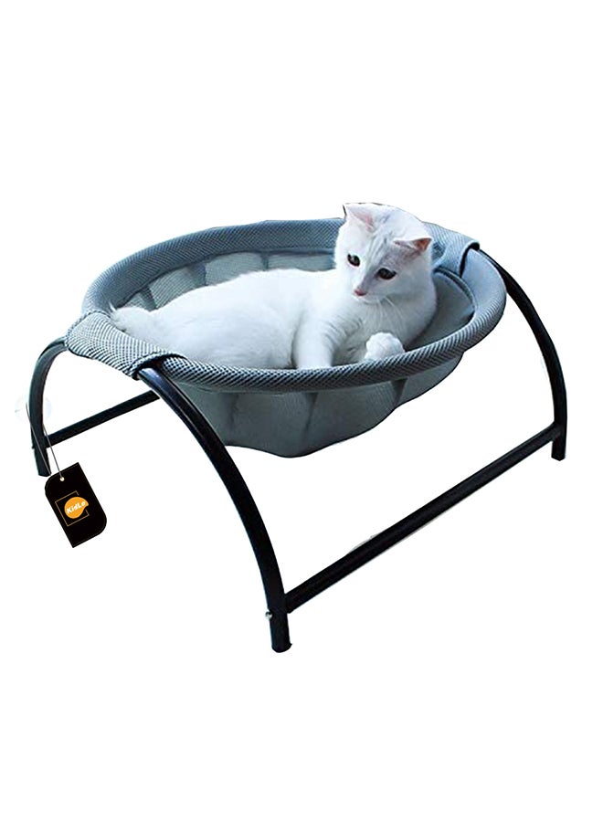 Kidle Removable & Washable Pet Kennel Grey/Black 42x45x23cm - Image 1