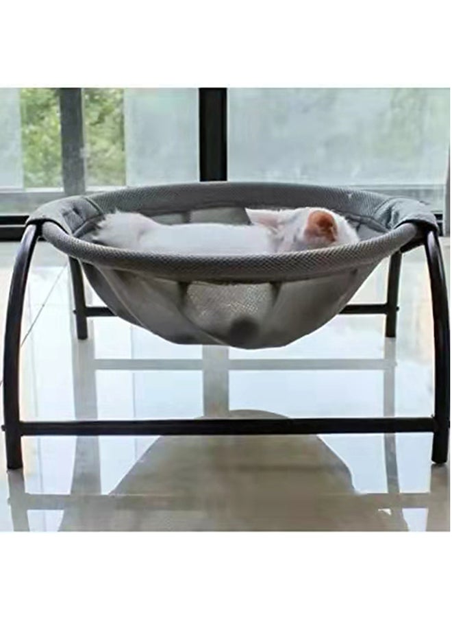 Kidle Removable & Washable Pet Kennel Grey/Black 42x45x23cm - Image 5