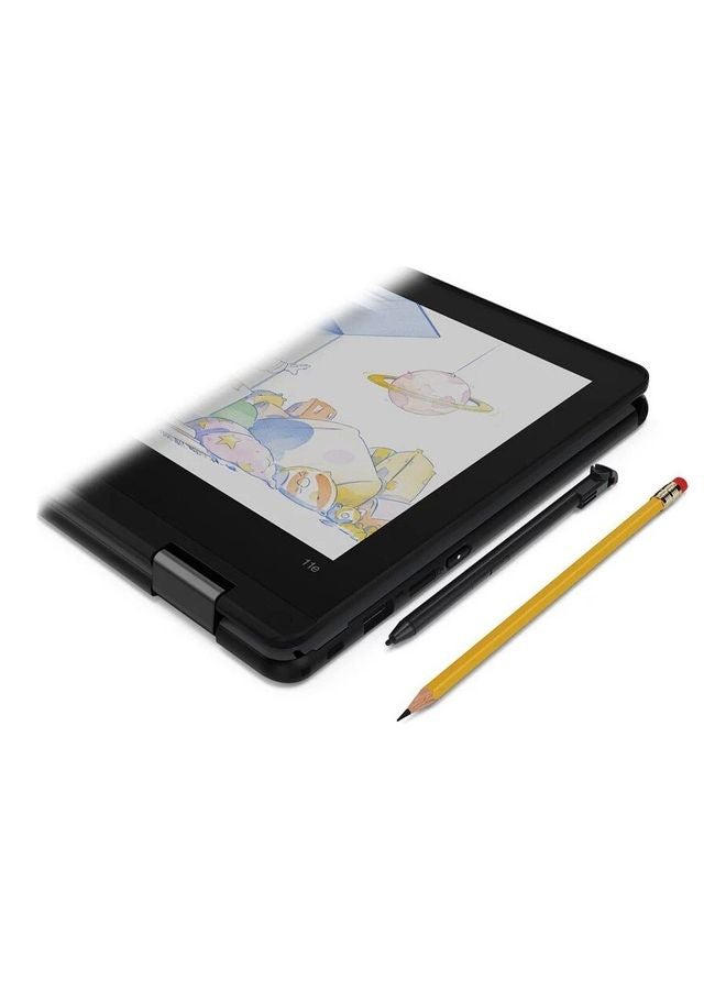 Lenovo - ThinkPad 11e Yoga Gen 6 2 in 1 Convertible Laptop With Touchscreen HD Display, Core m3 Processor/8GB RAM/128GB SSD/Intel UHD Graphics 615/Windows 10 Home/International Version Black - Image 1