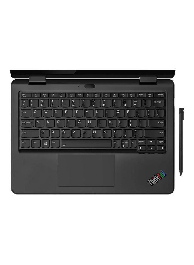 Lenovo - ThinkPad 11e Yoga Gen 6 2 in 1 Convertible Laptop With Touchscreen HD Display, Core m3 Processor/8GB RAM/128GB SSD/Intel UHD Graphics 615/Windows 10 Home/International Version Black - Image 1