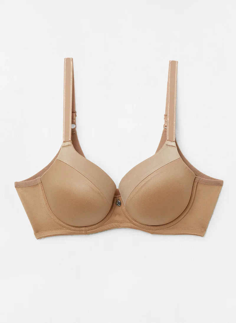 Amante Ultimo Smooth Definition Padded Wired Bra Beige
