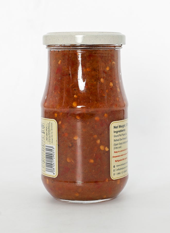 Halwani Bros Mukhtart Ground Red Pepper with Olive Oil, 375g - Image 2