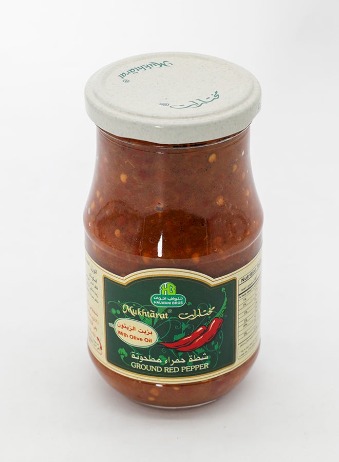 Halwani Bros Mukhtart Ground Red Pepper with Olive Oil, 375g - Image 5