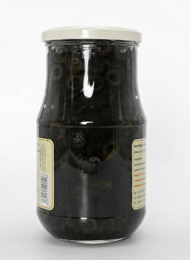 Halwani Mukhtarat Sliced Black Olives In Olive Oil 650grams - Image 2