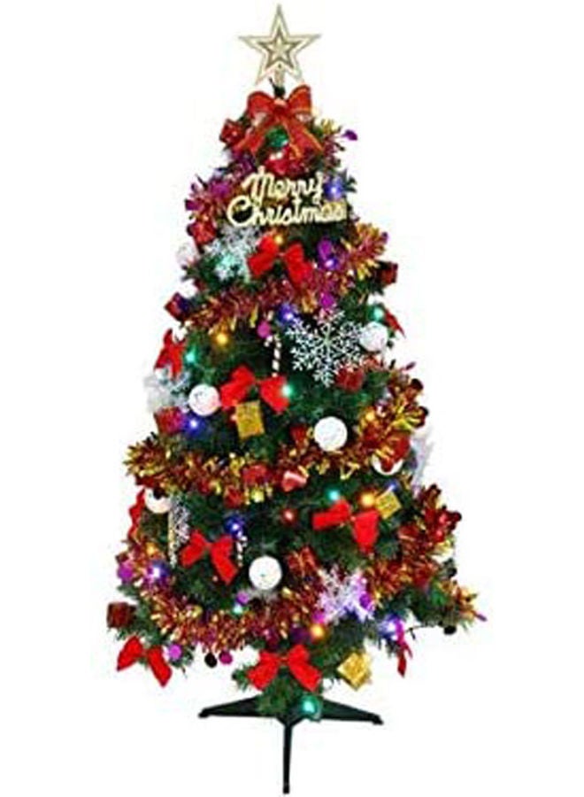 Christmas Tree 106Pcs Set Christmas Decoration With Stand For Party Green 1.5meter