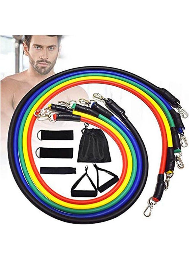 Generic Portable Resistance Belt Set 11 Pieces Stackable Up To 150 Lbs  - Image 1