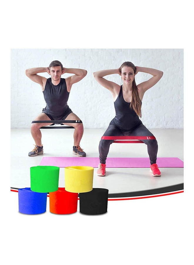 Resistance Strip - Set Of 5 Different Levels Of Anti-Workout Ring And Exercise Straps
