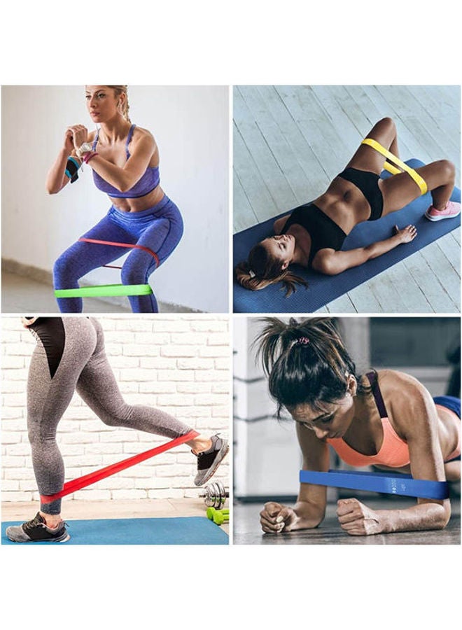 Resistance Strip - Set Of 5 Different Levels Of Anti-Workout Ring And Exercise Straps