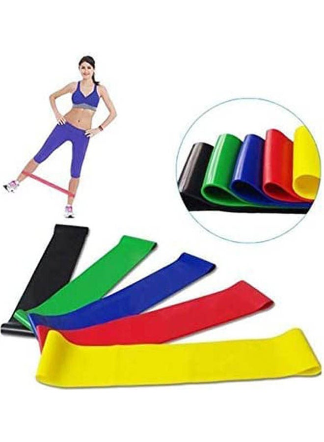 Generic Strength Fitness Gym Workout Belt Super Latex Rubber Construction 5 Different Tension Levels - Image 1