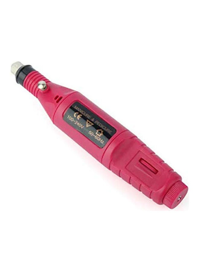 Generic - Electric Nail Drill Machine Art Salon Manicure File Polish Tool 6 Bits Pink - Image 1