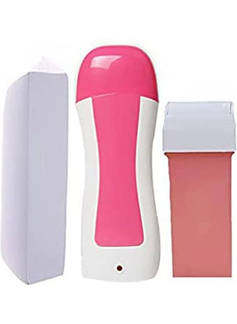 مجموعة إزالة الشعر بالشمع مع ورقة و6 شمع (للبشرة الحساسة)