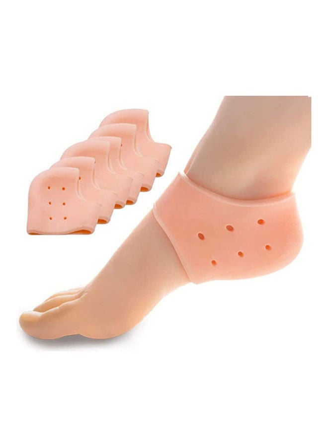 Generic Silicone Heel Cushion Breathable Heel Protector Pads Great For Heel Pain, Heal Dry Ed Heels, Achilles Tendinitis - Image 1