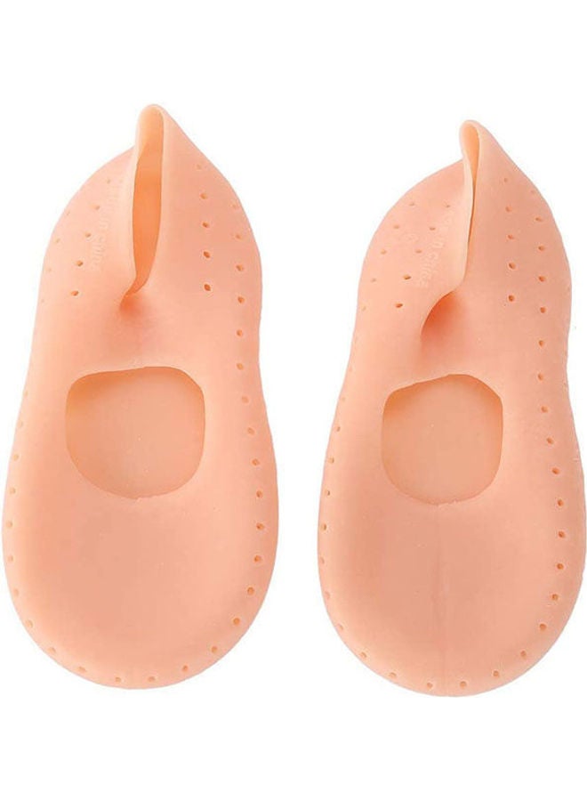 Generic 1 Pair Silicone Socks Foot Anti Ing Protector Foot Care Tool Prevention Socks Moisturizing Silicone Sock For Moisturizing Foot Heel And Prevent Dry Heel  - Image 1
