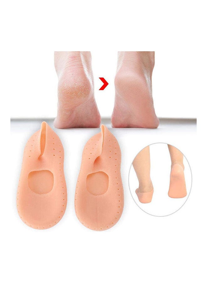 Generic 1 Pair Silicone Socks Foot Anti Ing Protector Foot Care Tool Prevention Socks Moisturizing Silicone Sock For Moisturizing Foot Heel And Prevent Dry Heel  - Image 2