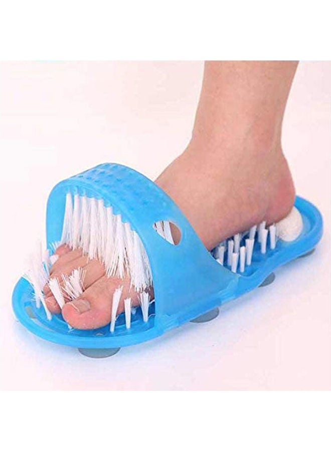 Generic - Easy Feet Foot Cleaner Easyfeet Foot Scrubber Brush Massager Clean Bathroom Shower Clean Blue Slippers Spa Blue - Image 1