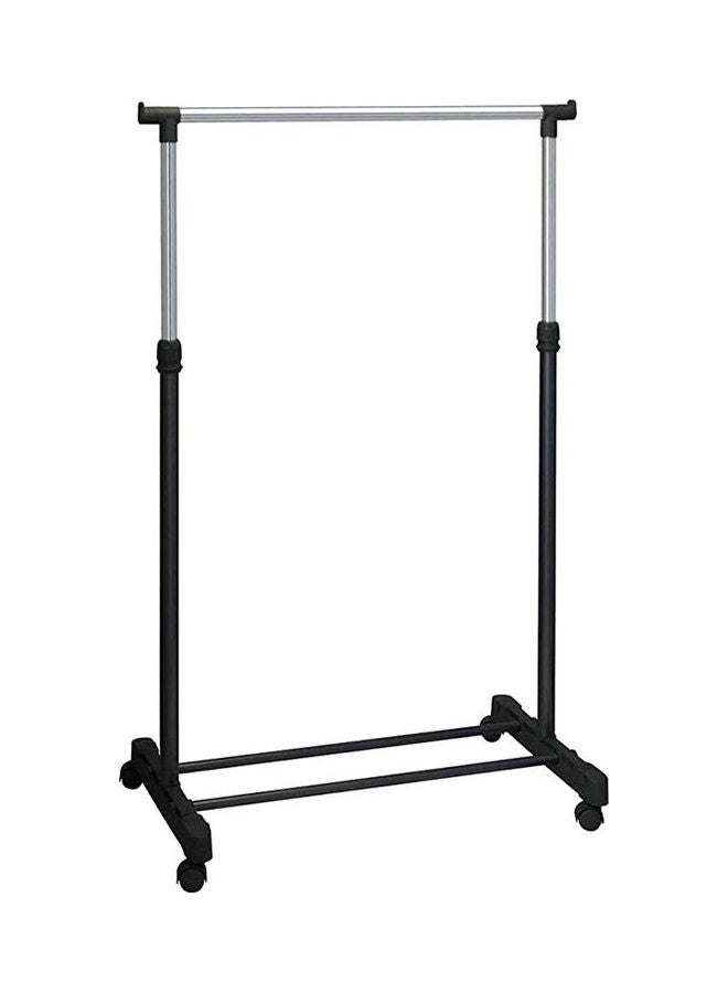 ليوستار رف ملابس وأحذية من ليوستار [Cd-1221] أسود 88 × 43 × 97-170 سم أسود 88 x 43 x 97-170سم