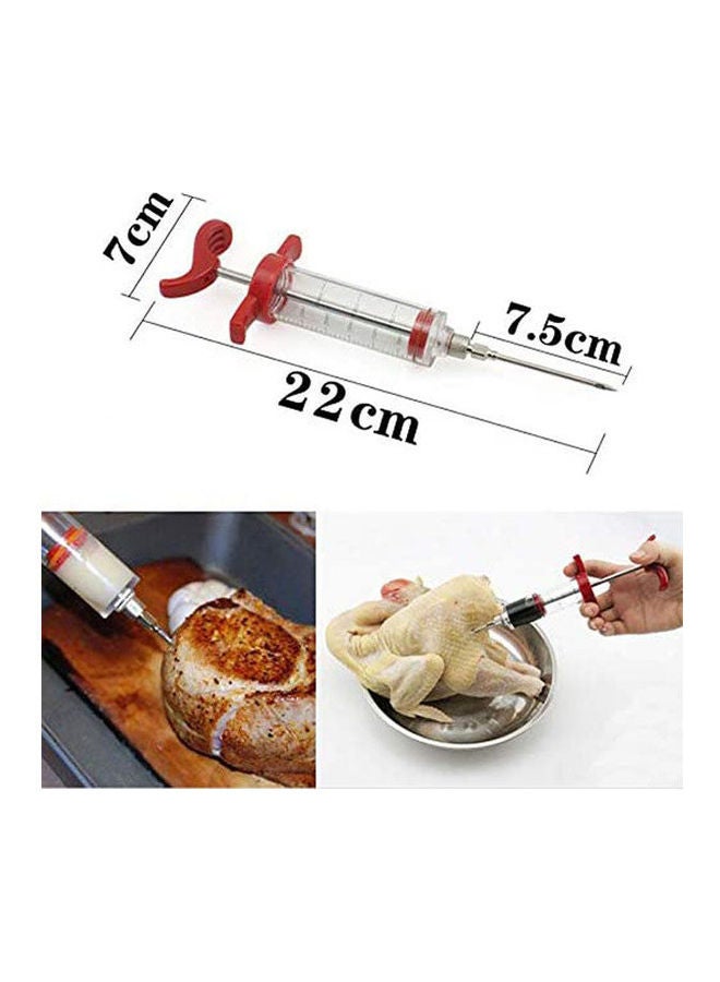 Generic - The Edible God Implement Pickled Flavor Syringe, Syringe Sauce Gadget Needle Tip Turkey Roast, Various Flavor Implement white - Image 1