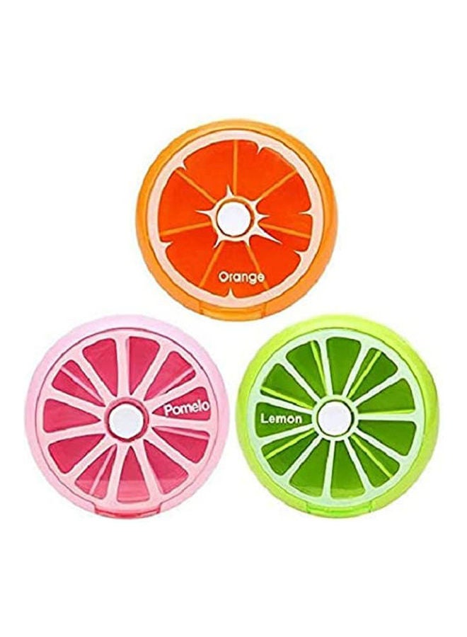 Weekday Pill Organizer Multicolour