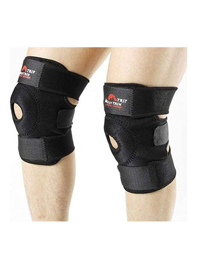 ماركة غير محددة Stretch Elasticated Knee Brace Pad Kneepad Kneecap Support Lym Free Size centimeter 