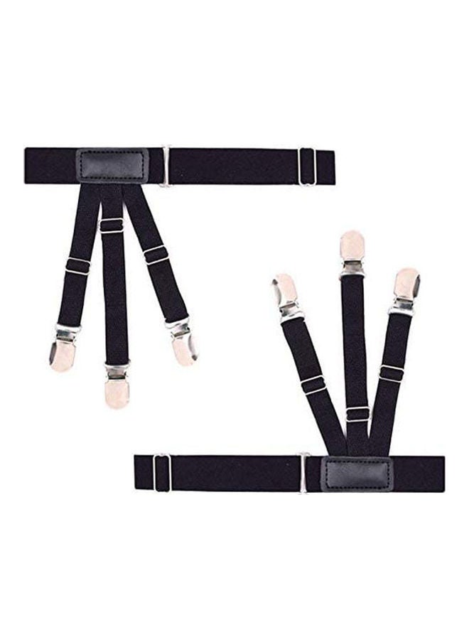 Generic Men Shirt Stays Adjustable Elastic Shirt Garter Shirts  - Image 2