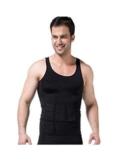 Generic Men Tight Slimming Body Shapewear Vest Shirt Abs Abdomen Slim  - Image 2