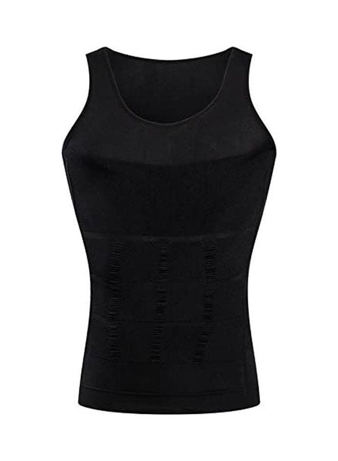 ماركة غير محددة Men Underwear Slim Body Shaper Vest Tops Waist  - Image 1