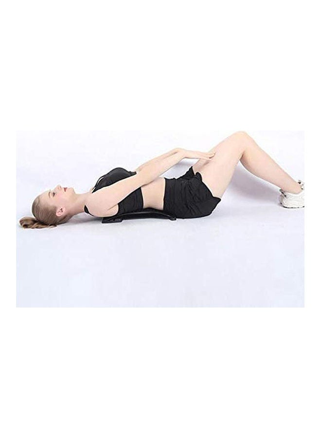 Generic Yoga Fitness Equipment Stretch Relax Mate Back Massage Tractor Stretcher Lumbar Support Spine Pain Relief Waist Support Neck Relax Spine Pain Cervical Lumbar Traction Humpback Device - Image 2