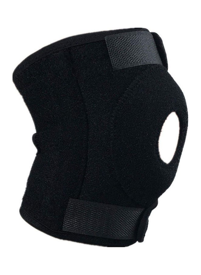 ماركة غير محددة Elastic Knee Support Brace Kneepad Adjustable Patella Knee Pads Safety Guard Strap  - Image 1
