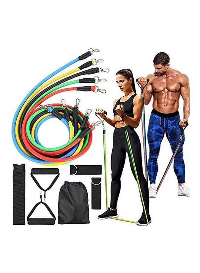 ماركة غير محددة 11 Piece Set Exercise with Multifunctional Resistance Ankle Straps  - Image 1